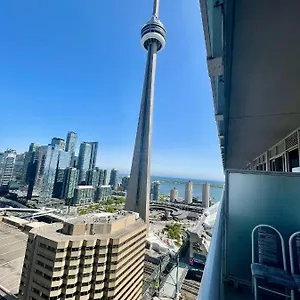 Hotel Two Br Two Ba Face To Cn Tower Step To Rogers Centre, Toronto